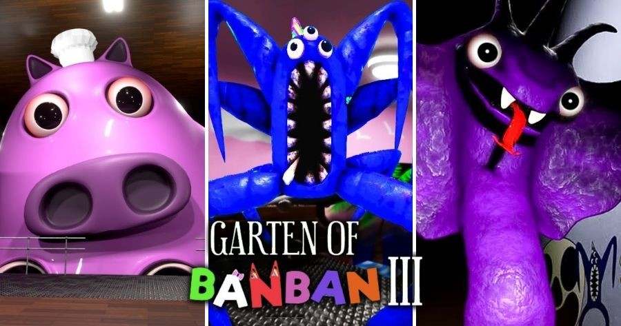 How Brave Are You To Face All Garten Of BanBan 3 Monsters JUMPSCARES?